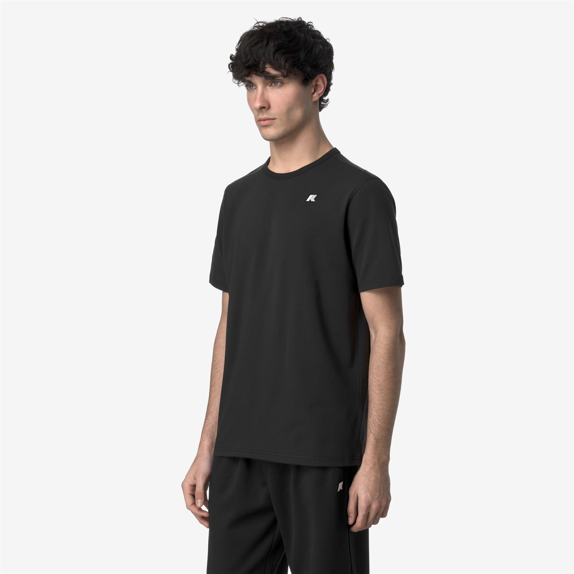 T-Shirts & Top_MAN_ADAME LIGHT STRETCH JERSEY_T-Shirt_Black Pure - Commercial 5
