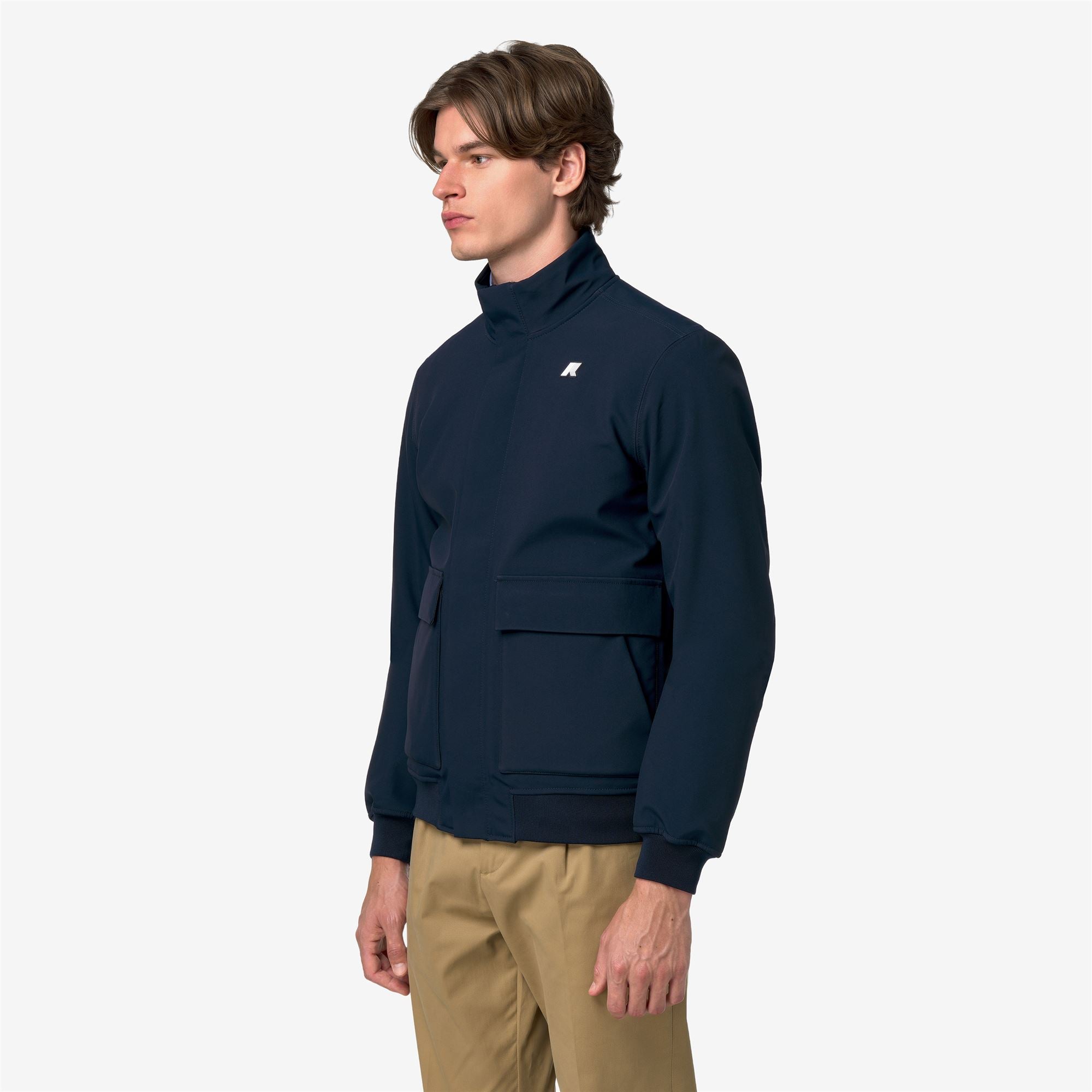 Jackets_Man_HERVE BONDED_Short_Blue Dep-Blue D - Commercial 5