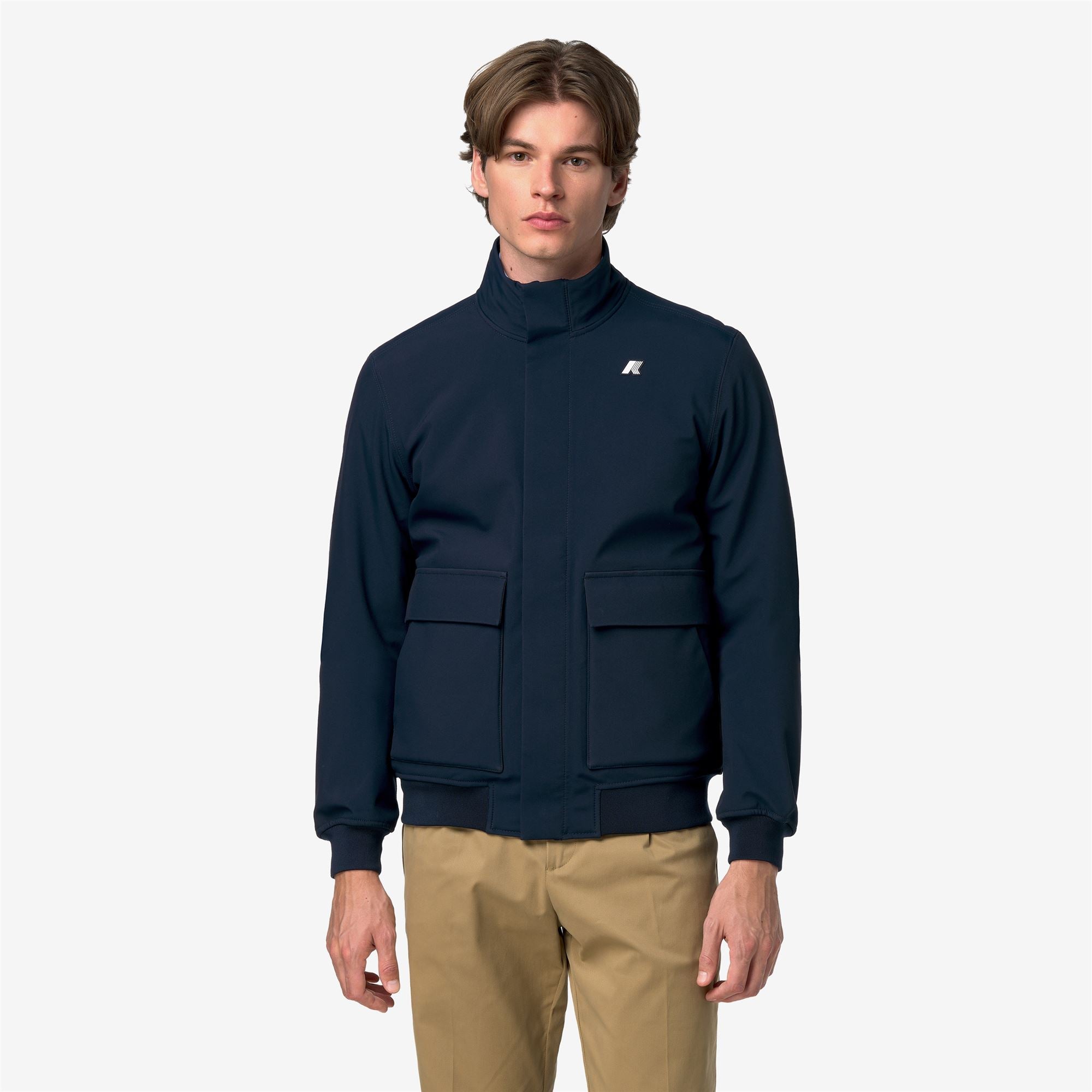 Jackets_Man_HERVE BONDED_Short_Blue Dep-Blue D - Commercial 4