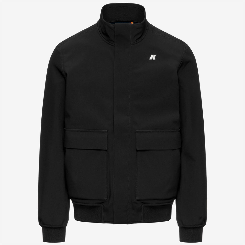 Jackets_Man_HERVE BONDED_Short_Black P-Blue D - Commercial 1