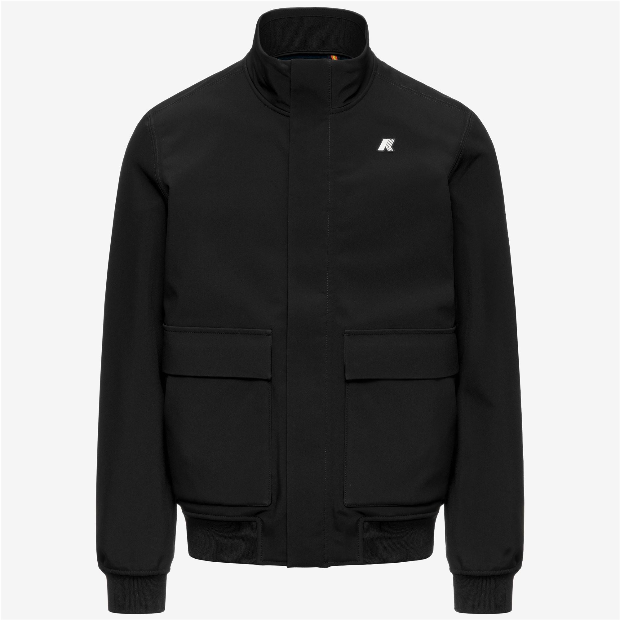 Jackets_Man_HERVE BONDED_Short_Black P-Blue D - Commercial 1