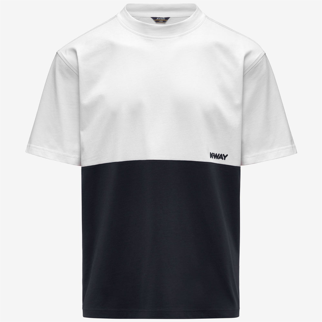 SOLO JERSEY COLORBLOCK - T-Shirt & Top - T-Shirt - Homme - Blue Depth-White 01