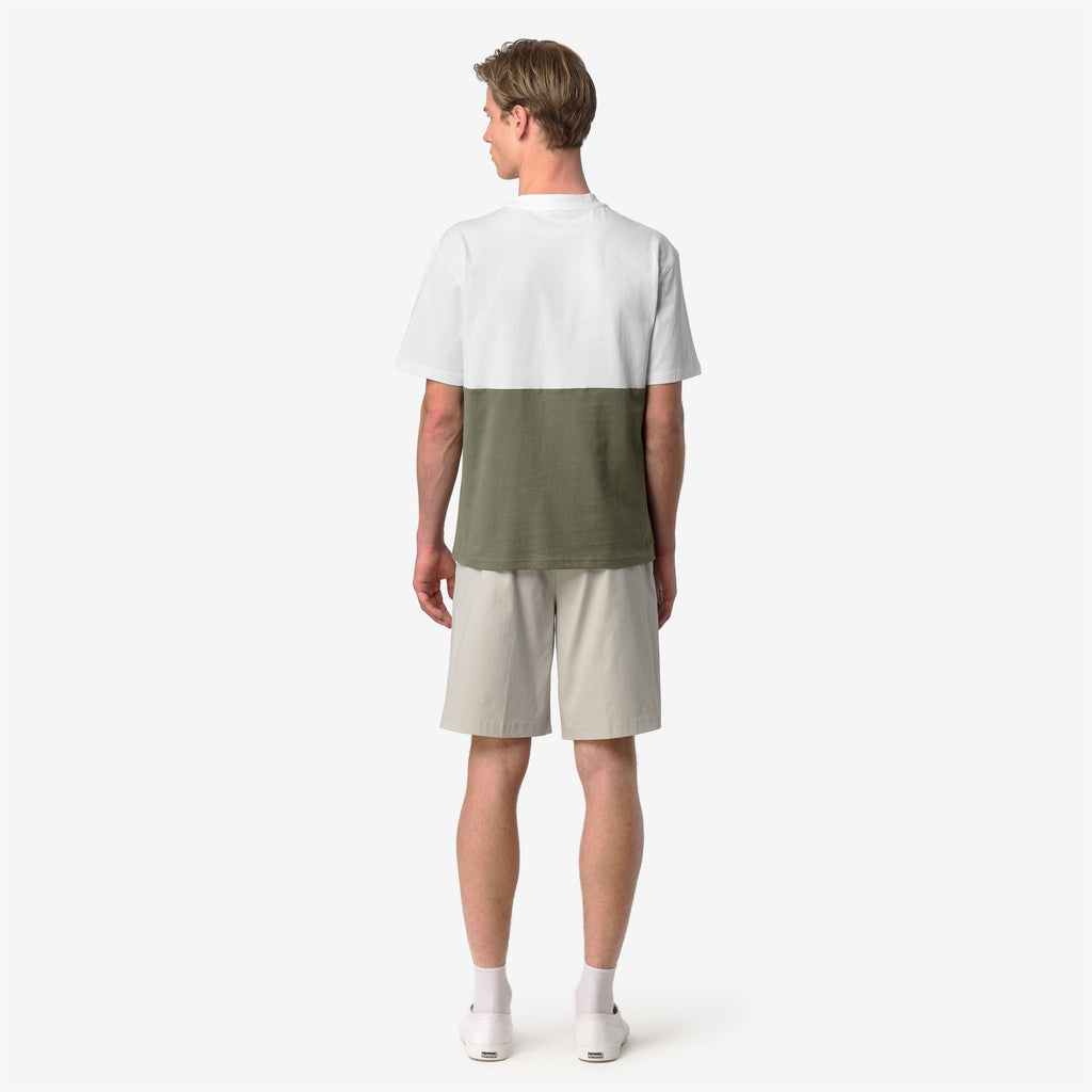 T-Shirts & Top_Man_SOLO JERSEY COLORBLOCK_T-Shirt_Green Lichen - White - Commercial 6