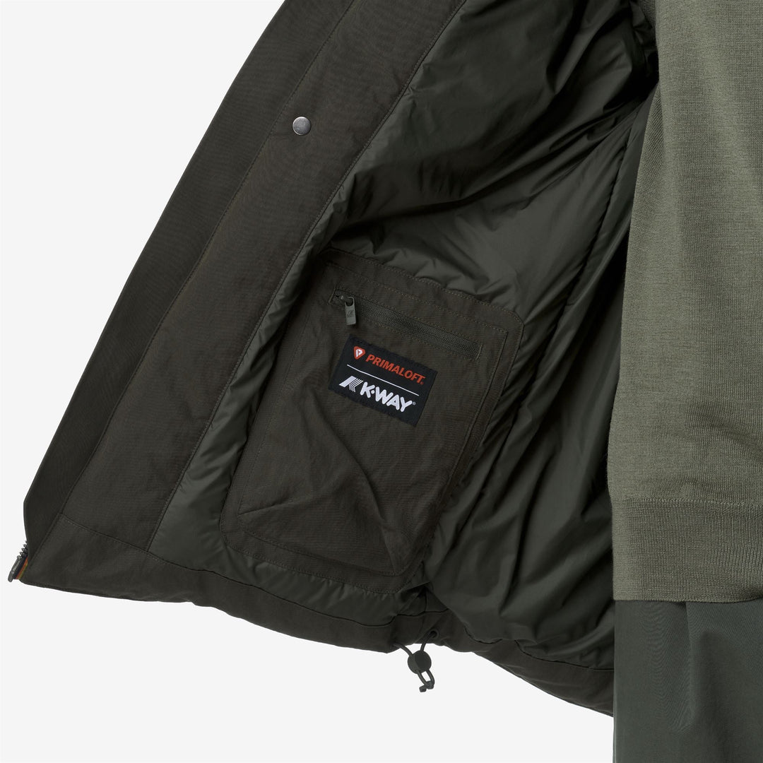 OTTO COTTON FEEL - Jackets - Mid - MAN - Green Blackish Combo main