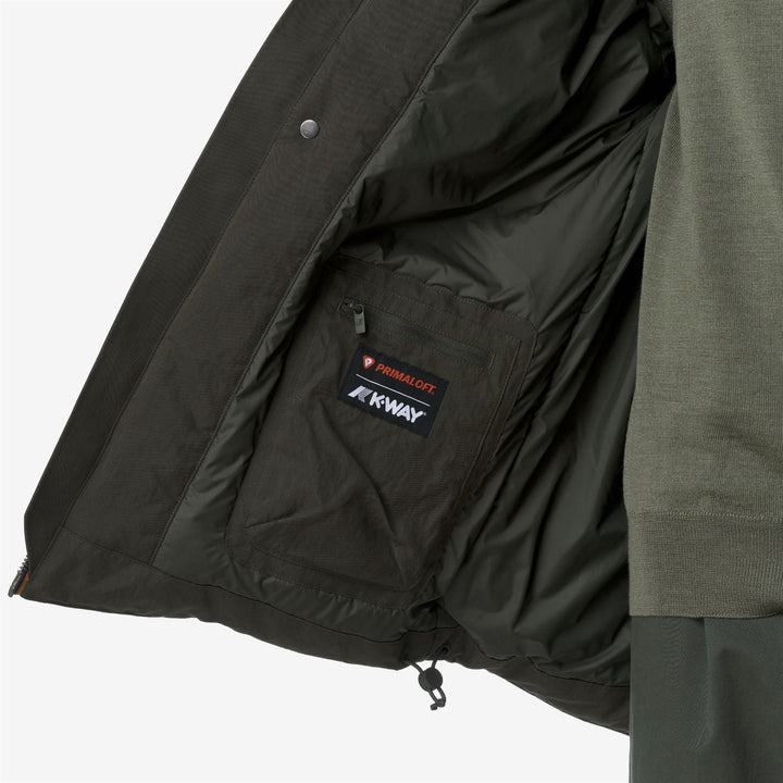 OTTO COTTON FEEL - Jackets - Mid - MAN - Green Blackish Combo 5