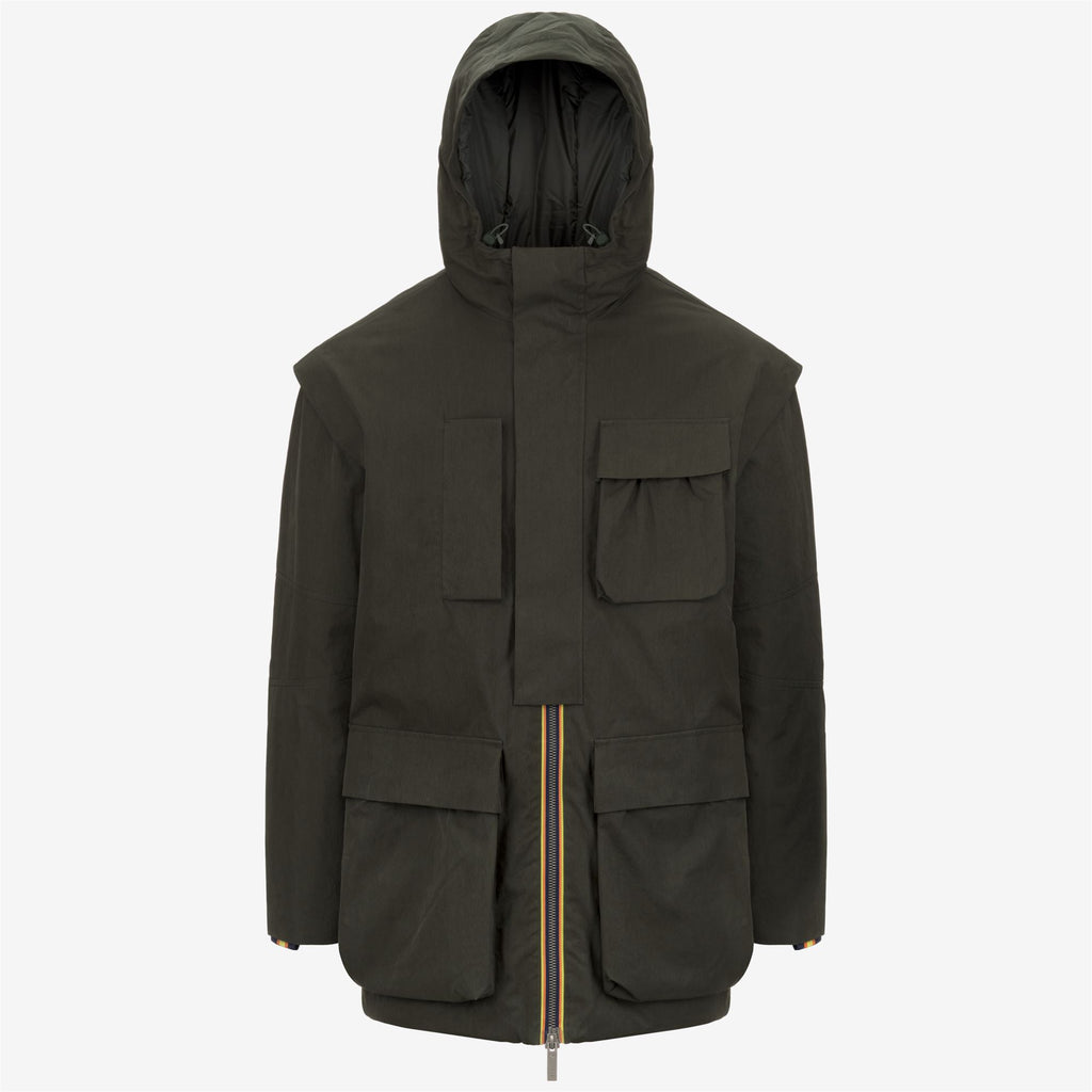 Jackets_MAN_OTTO COTTON FEEL_Mid_Green Blackish Combo - GREEN BLACKISH - Commercial 1