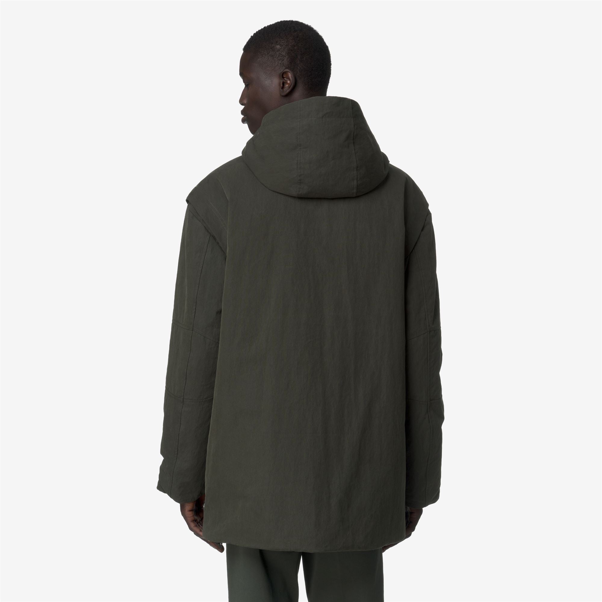 Jackets_MAN_OTTO COTTON FEEL_Mid_Green Blackish Combo - GREEN BLACKISH - Commercial 6