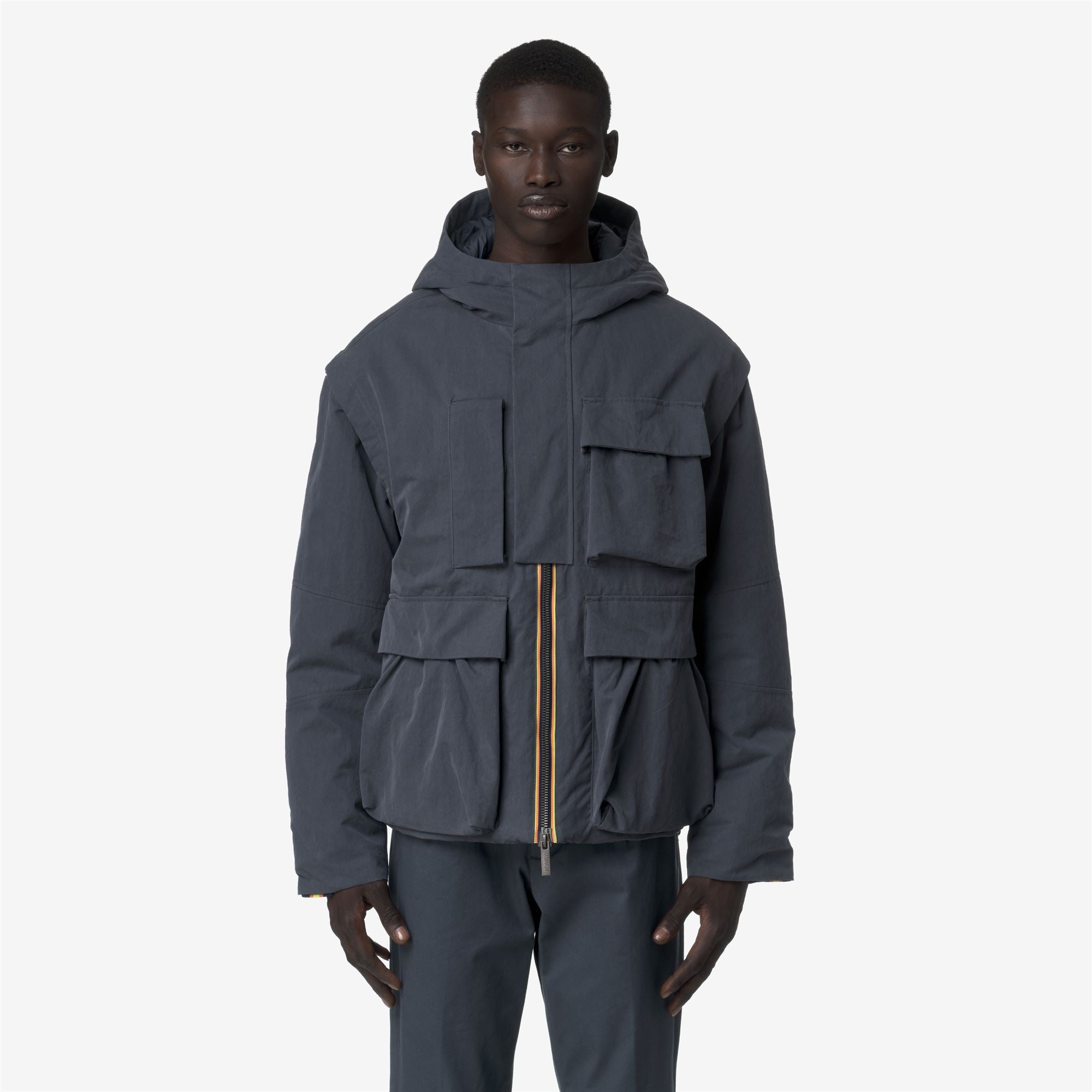 Jackets_MAN_GUILLERMO COTTON FEEL_Short_Blue Airforce Combo - Blue Airforce - Commercial 4
