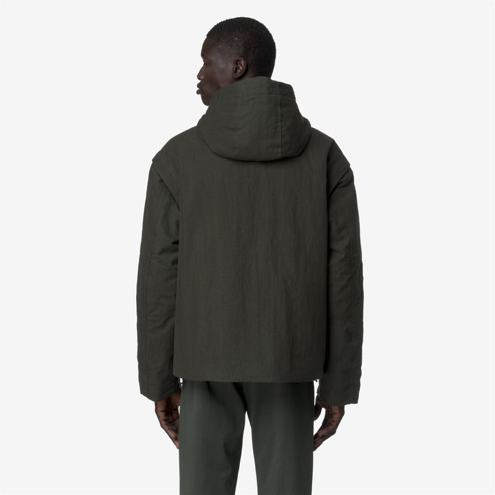 GUILLERMO COTTON FEEL - Vestes - Court - Homme - Green Blackish Combo-GREEN BLACKISH 3