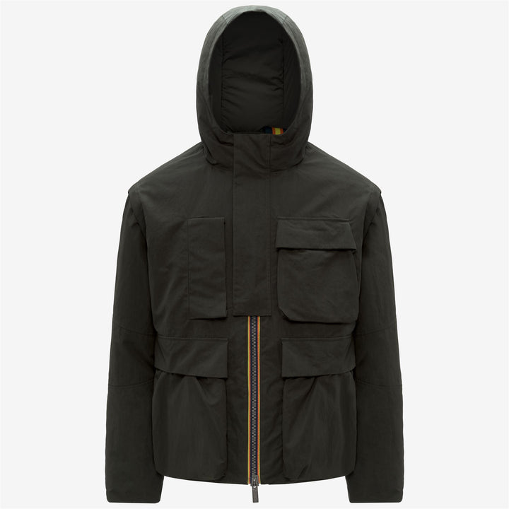 GUILLERMO COTTON FEEL - Vestes - Court - Homme - Green Blackish Combo-GREEN BLACKISH 5