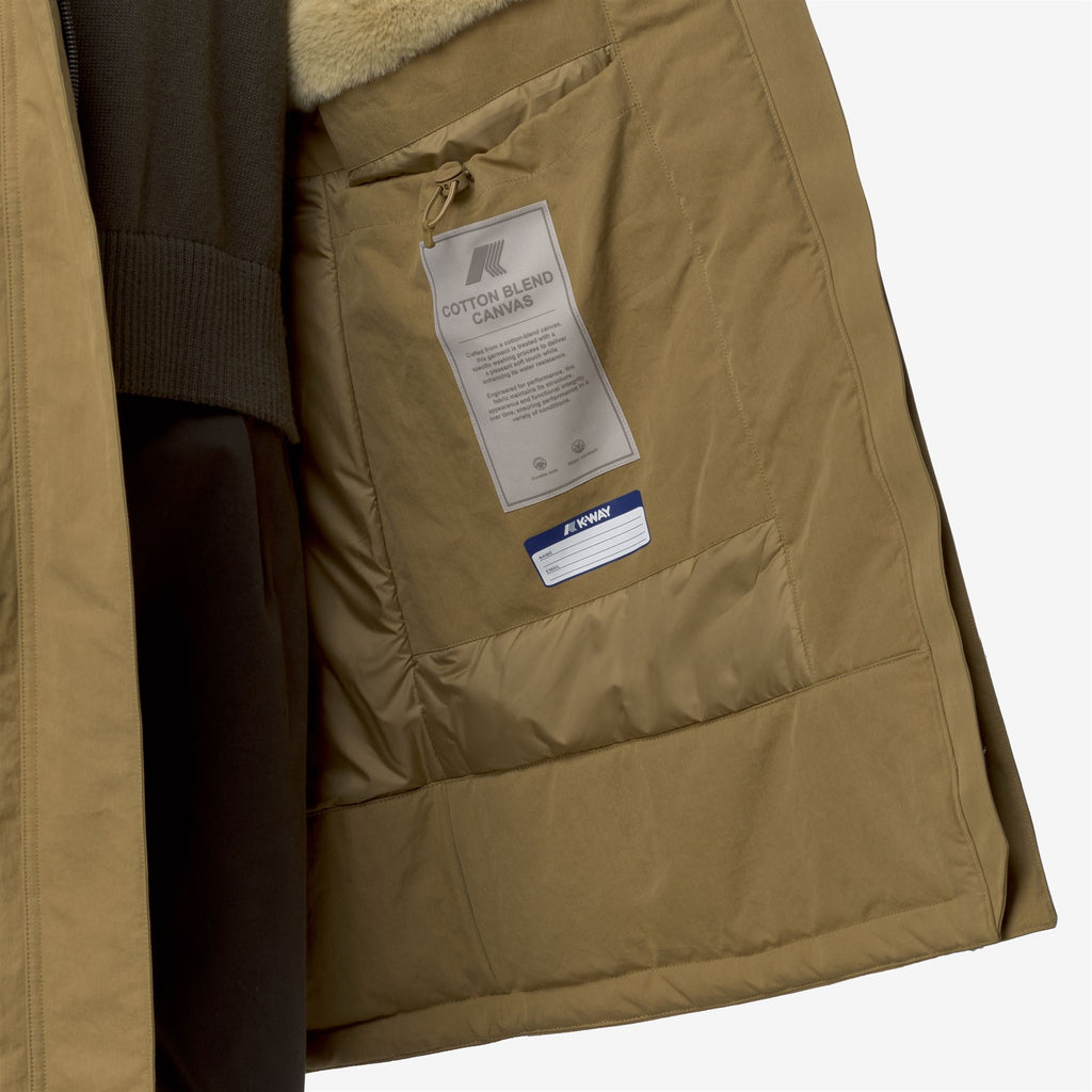 Jackets_WOMAN_BRUNIL COTTON FEEL_Long_Beige Seed-Beige FUR - Commercial 7