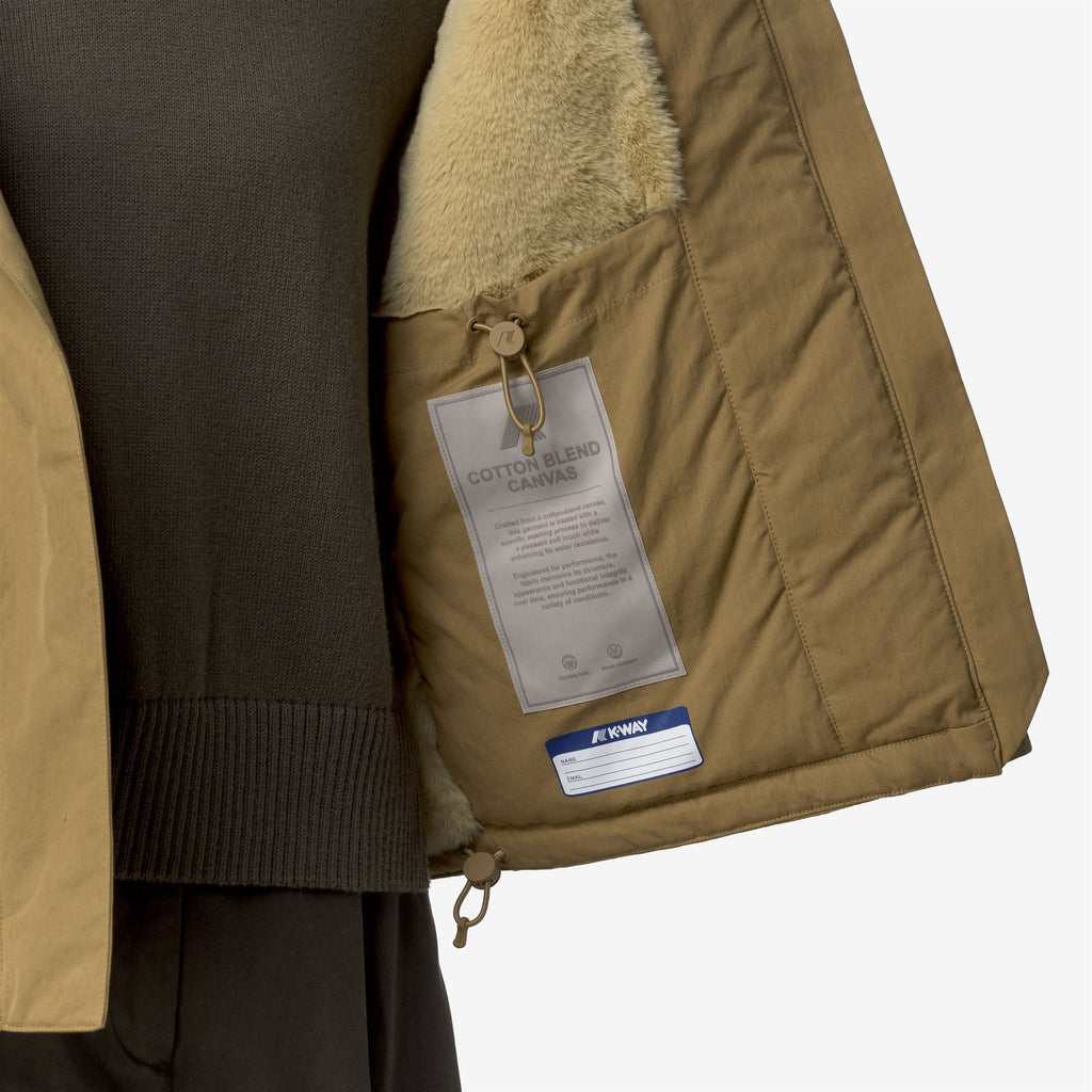 Jackets_WOMAN_IDELER COTTON FEEL_Short_Beige Seed-Beige FUR - Commercial 7