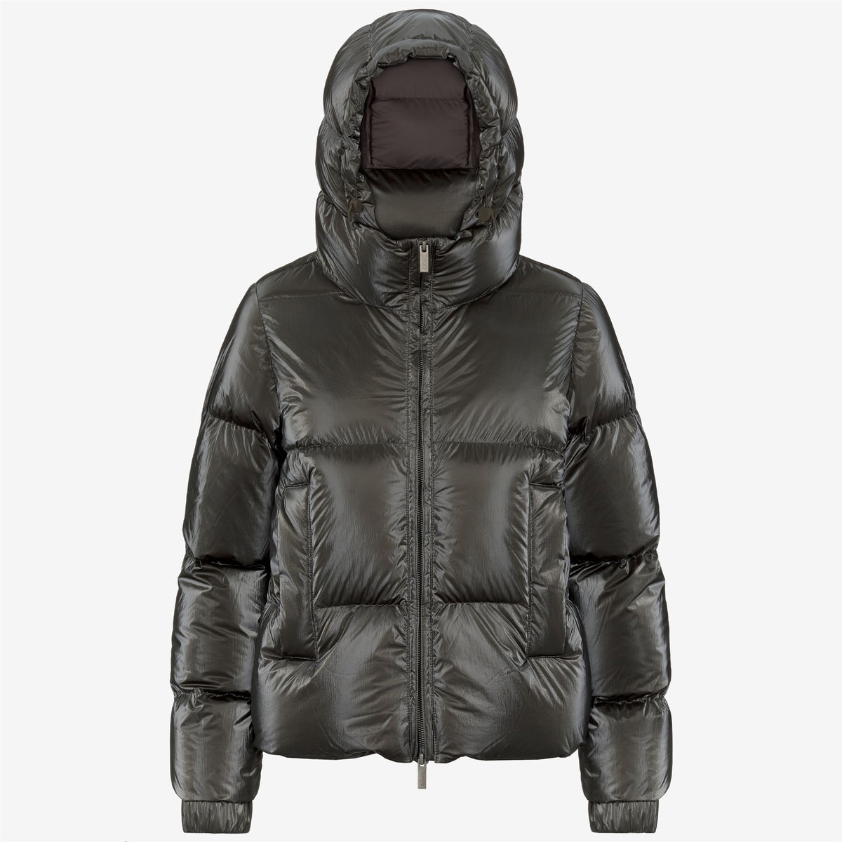 Jackets_WOMAN_LETHILLE THERMO PEARLY_Short_Black Olive Combo - Black Olive - Commercial 1