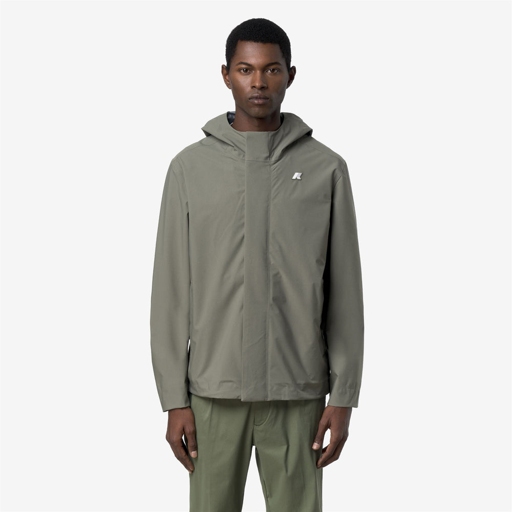 JACKO STRETCH 2L - Vestes - Court - Homme - Green Lichen 02