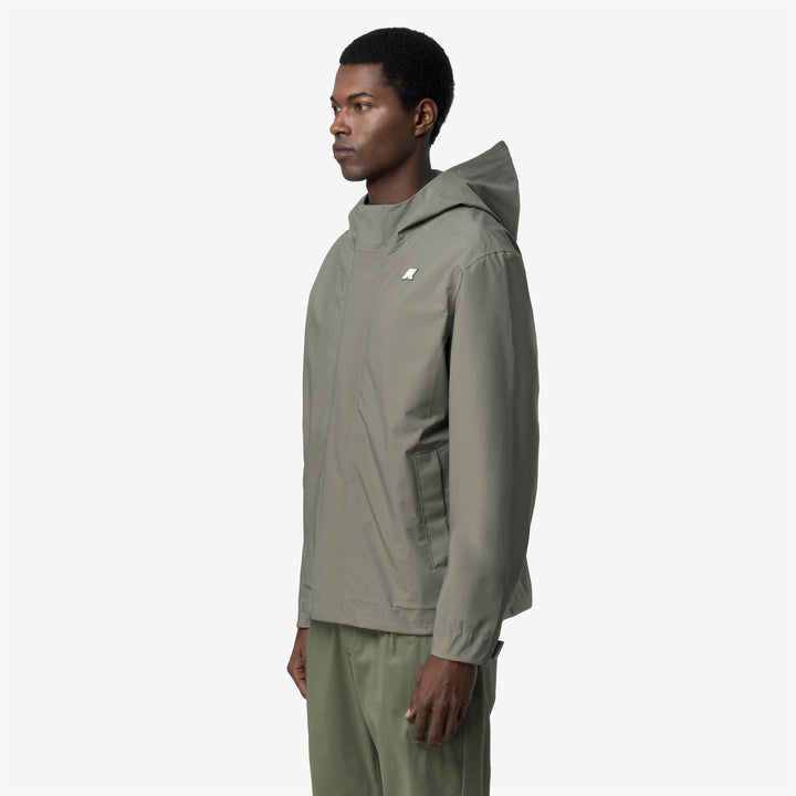 JACKO STRETCH 2L - Vestes - Court - Homme - Green Lichen 3