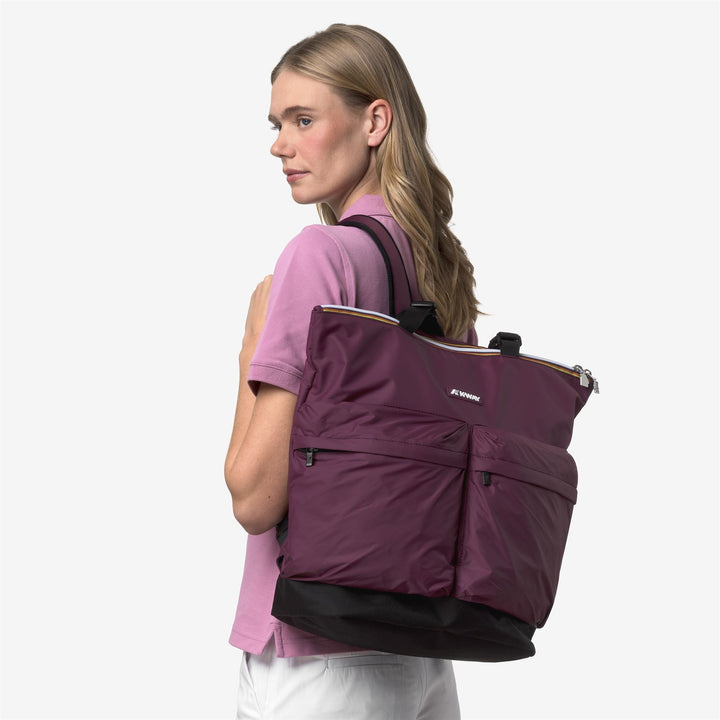 NOAM - Sacs - Sac de courses - Unisexe - Violet Mauve Wine 4