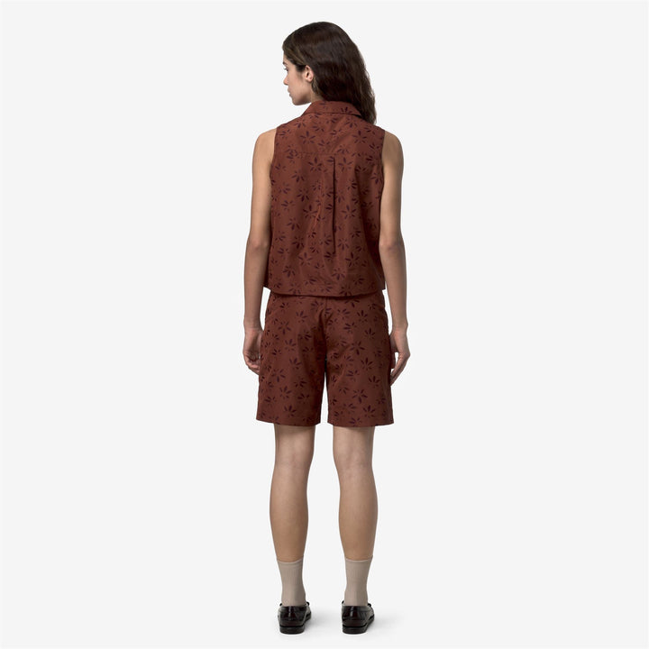 ANTY EMBY JACQUARD - Chemises - Haut - Femme - BROWN-VIOLET JACQUARD-Brown Reddish-Violet Burnished 5