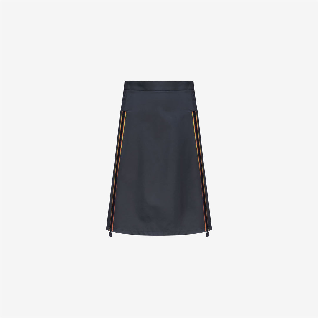SHERRY WOOL-SHINY TWILL - Skirts - Longuette - WOMAN - Blue Night