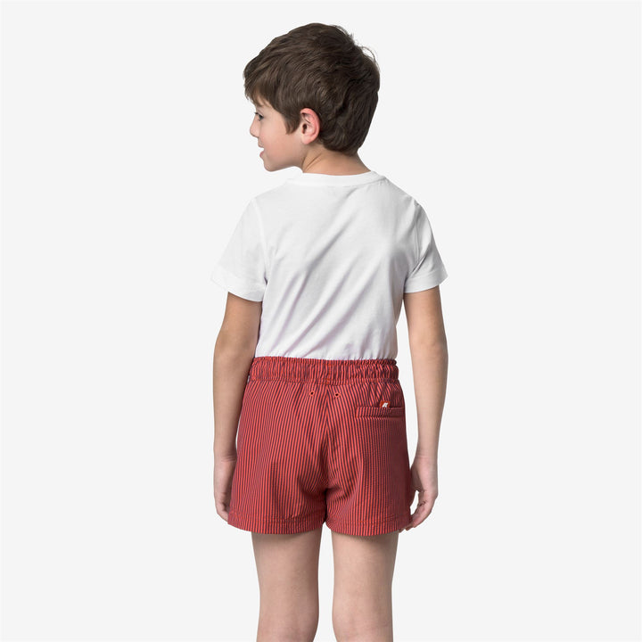 P. HAZEL STRIPES BEACH - Maillots de bain - Maillots de bain - Garçon - Blue Insignia-Red Poppy 4