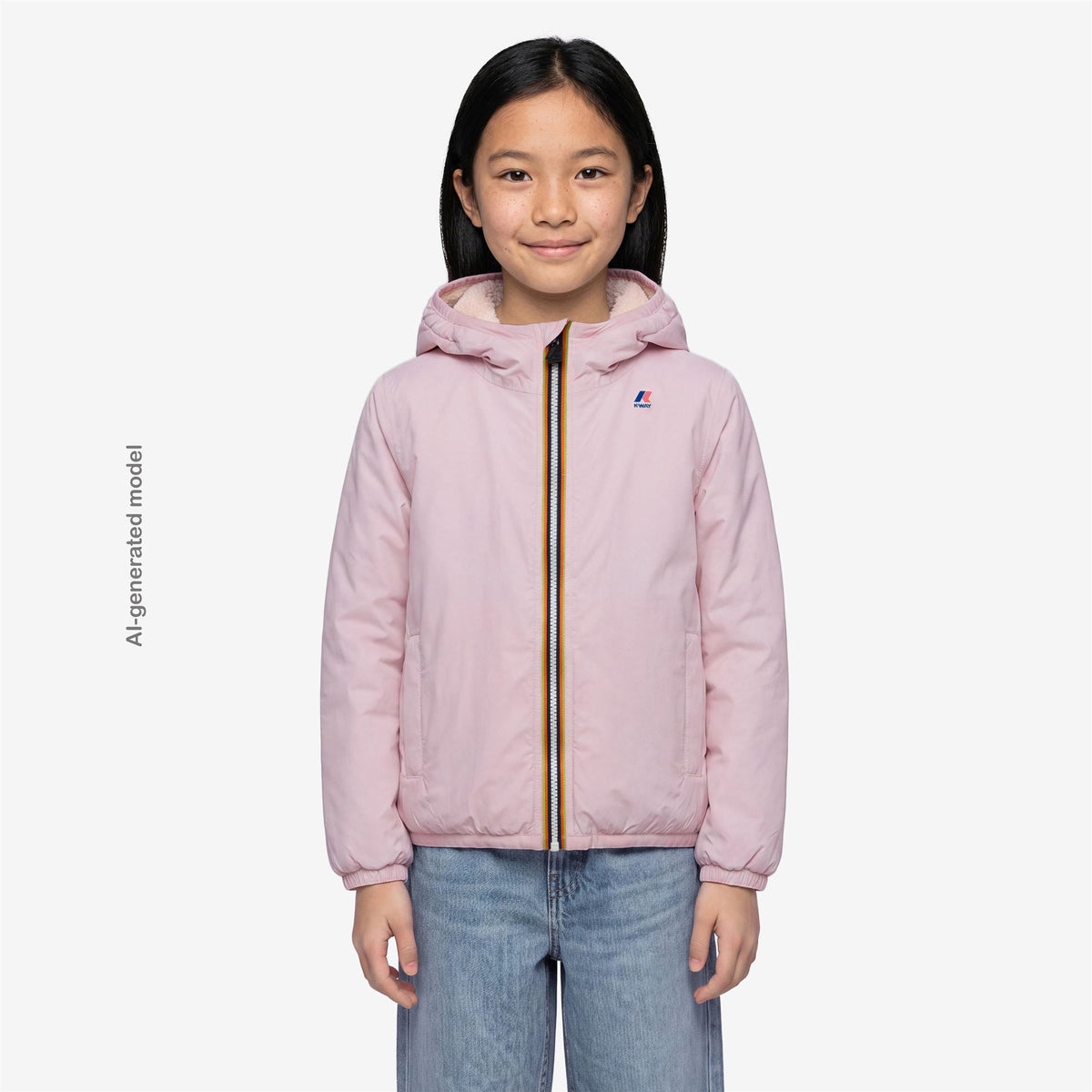 Jackets_KID UNISEX_P. LE VRAI 4.0 CLAUDE ORSETTO_Mid_Pink Sallow - Commercial 1