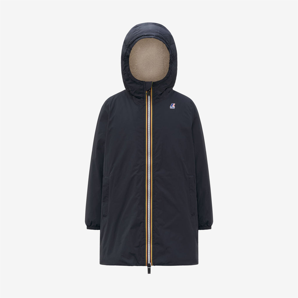 Jackets_KID UNISEX_P. LE VRAI 4.0 EIFFEL ORSETTO_3/4 Length_Blue Depth - Commercial 1