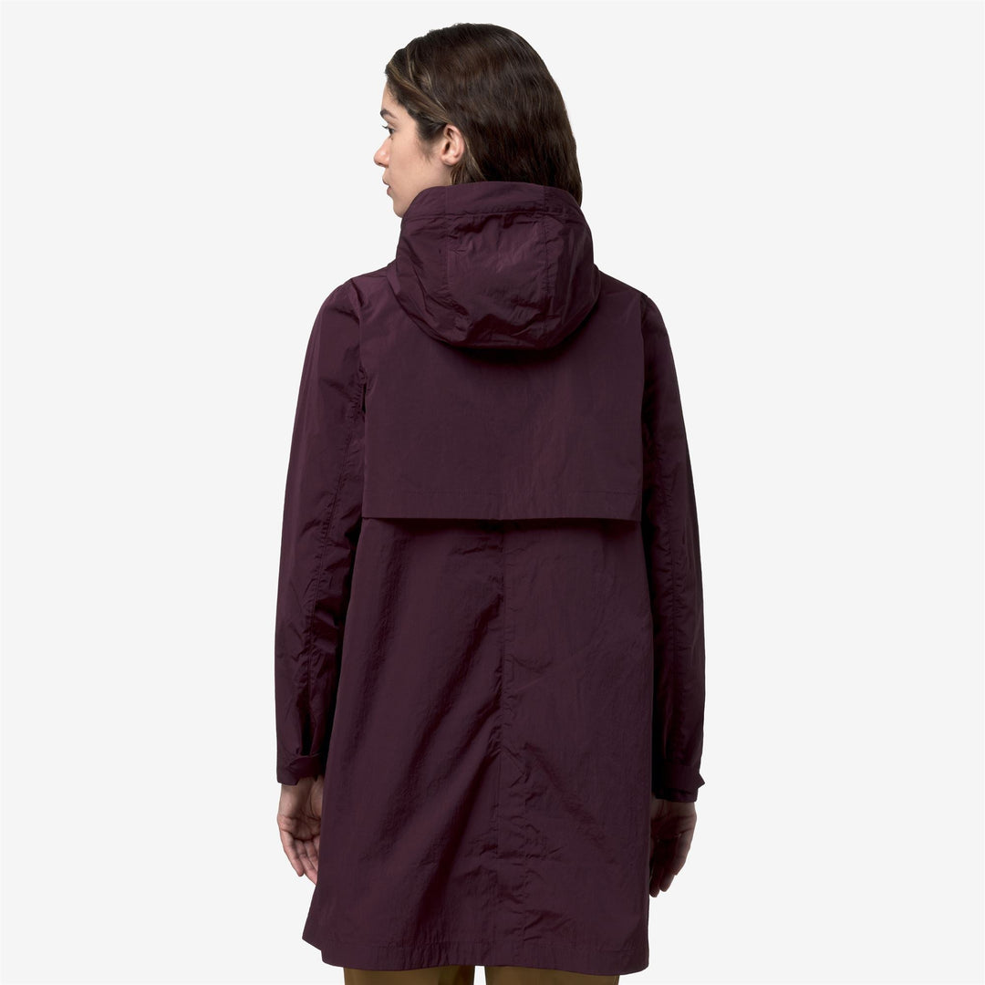 SOPHILENE SATIN GLASS - Vestes - Milieu - Femme - Violet Mauve Wine main