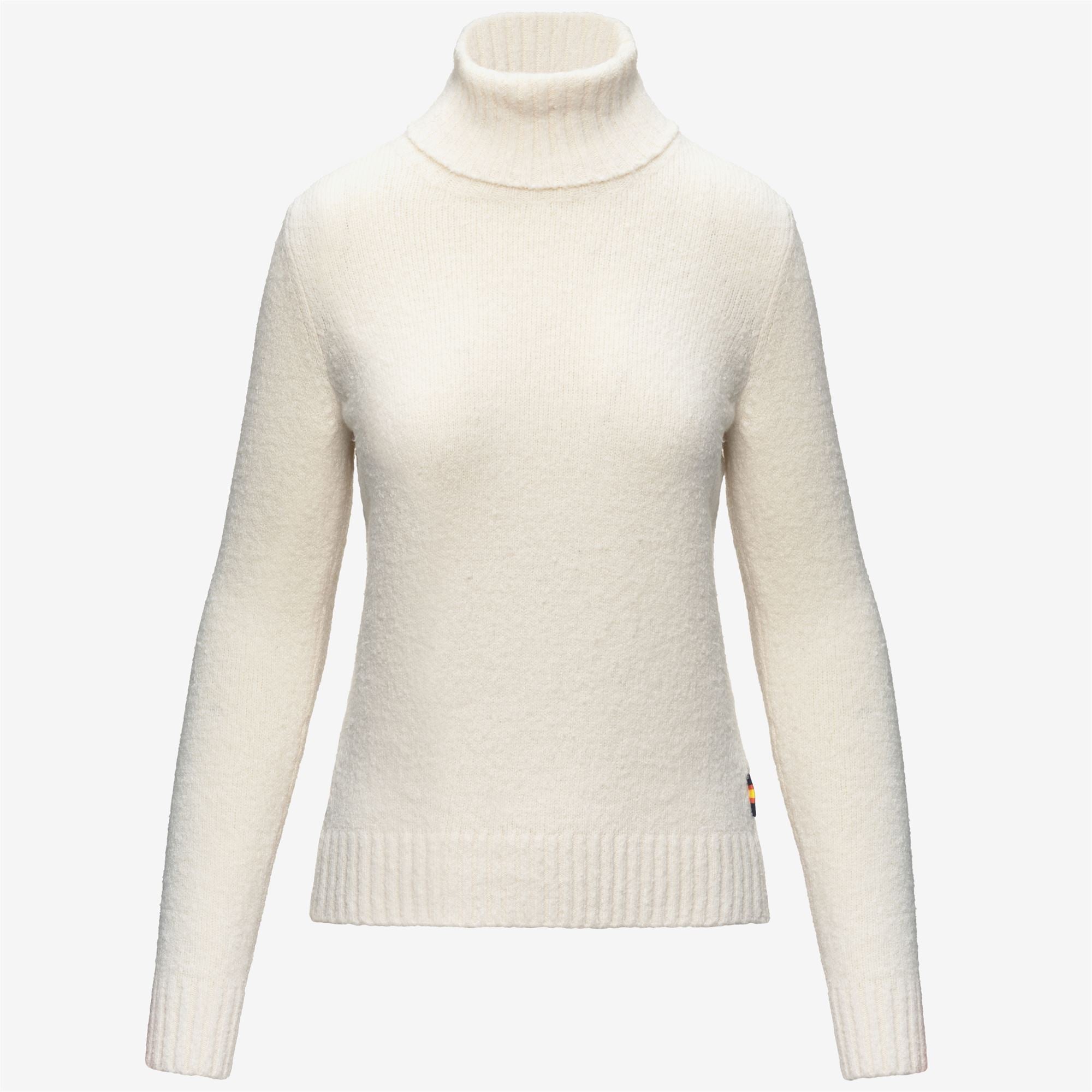 Knitwear_Woman_PEGGY SPONGE YARN_Pull Over_White Natural - Commercial 1