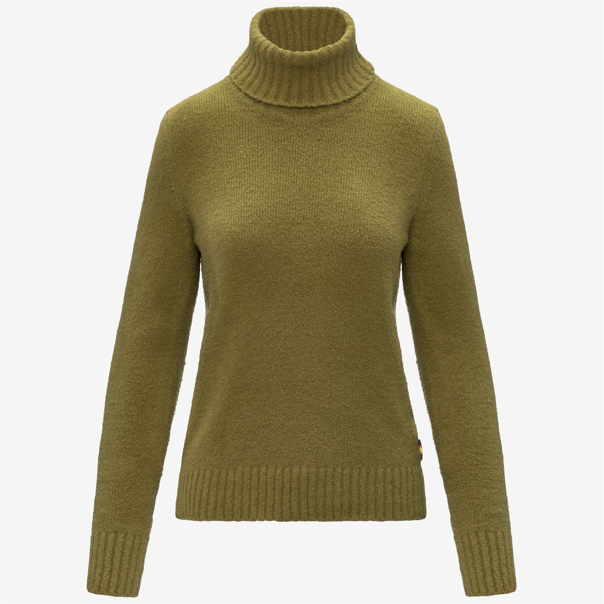 Knitwear_Woman_PEGGY SPONGE YARN_Pull Over_Green Peat - Commercial 1