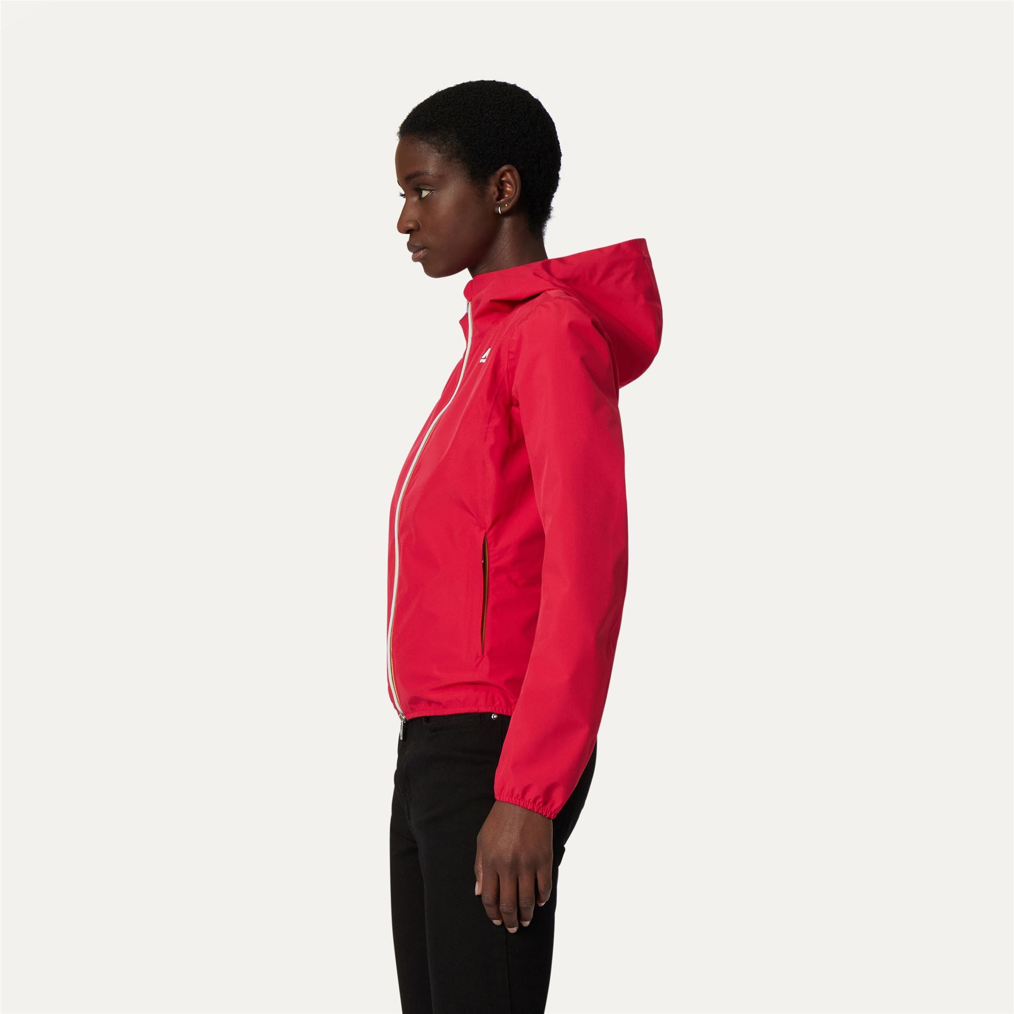 Jackets_WOMAN_LIL STRETCH DOT_Short_Red Berry - Commercial 5