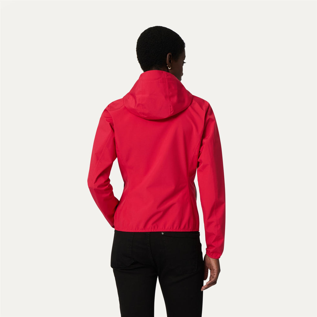 Jackets_WOMAN_LIL STRETCH DOT_Short_Red Berry - Commercial 6