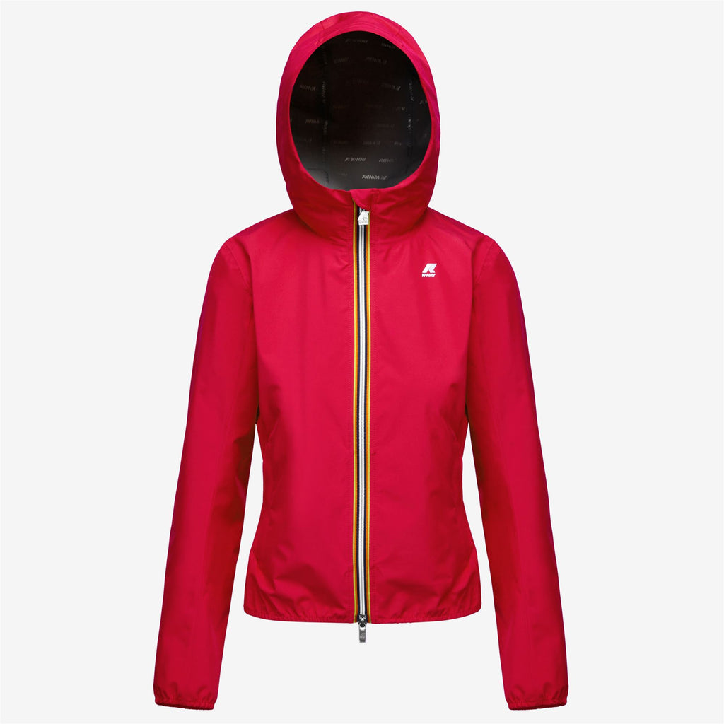 Jackets_WOMAN_LIL STRETCH DOT_Short_Red Berry - Commercial 1