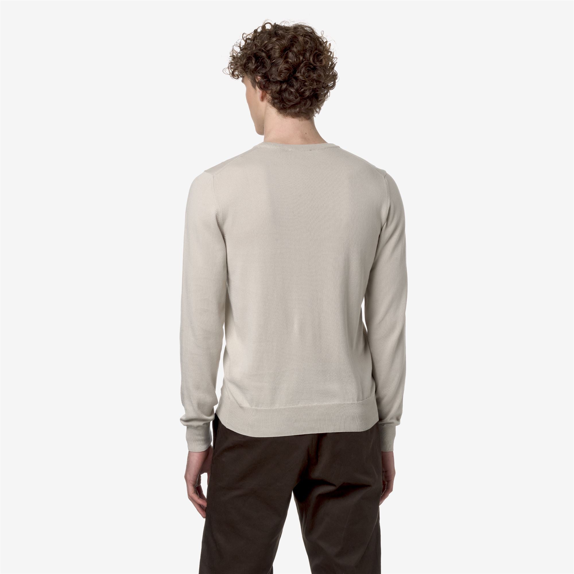 Knitwear_MAN_SEBASTIEN COTTON PS_Pull Over_BEIGE LT - Commercial 6