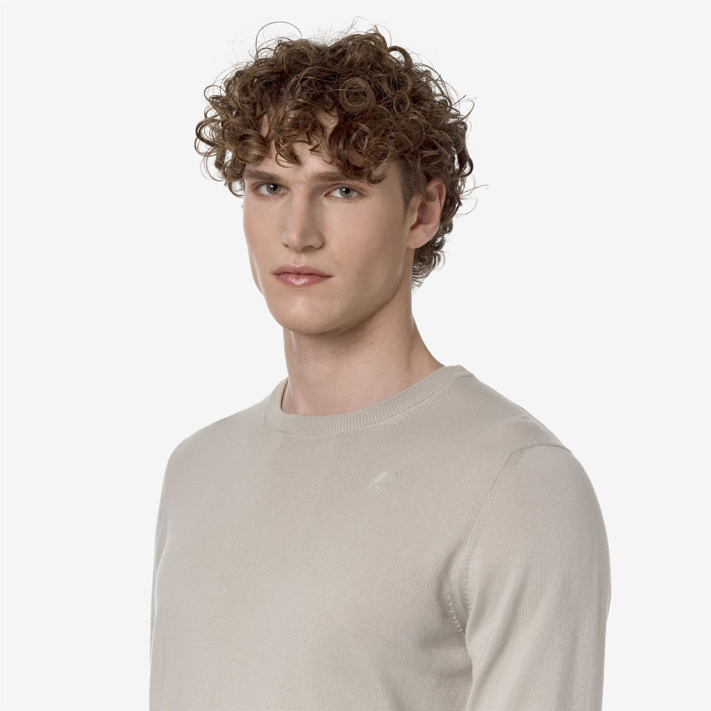 Knitwear_MAN_SEBASTIEN COTTON PS_Pull Over_BEIGE LT - Commercial 7