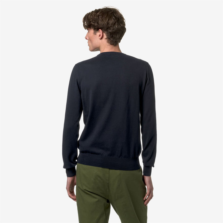 SEBASTIEN COTTON PS - Knitwear - Pull Over - MAN - BLUE DEPTH