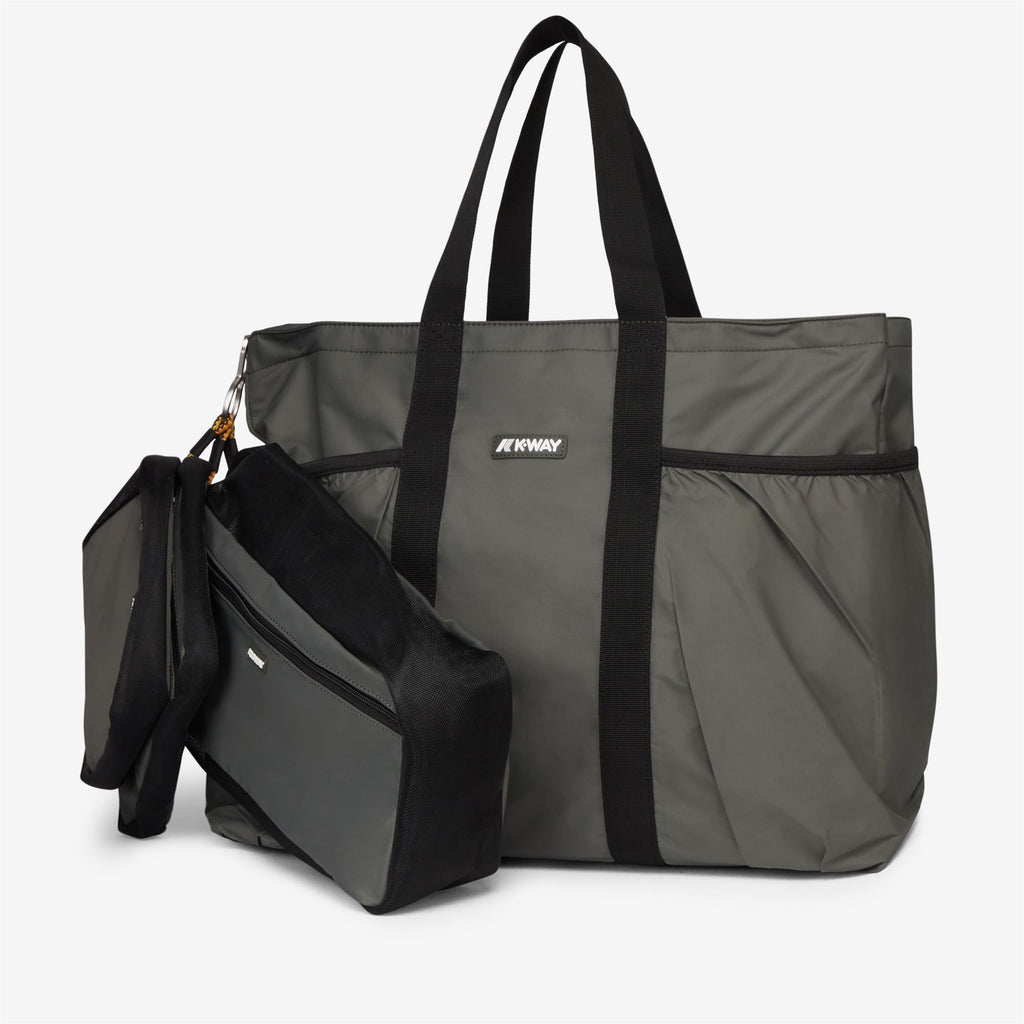 Bags_UNISEX_SAINT MALO_Tote Bag_GREEN BLACKISH - Commercial 2