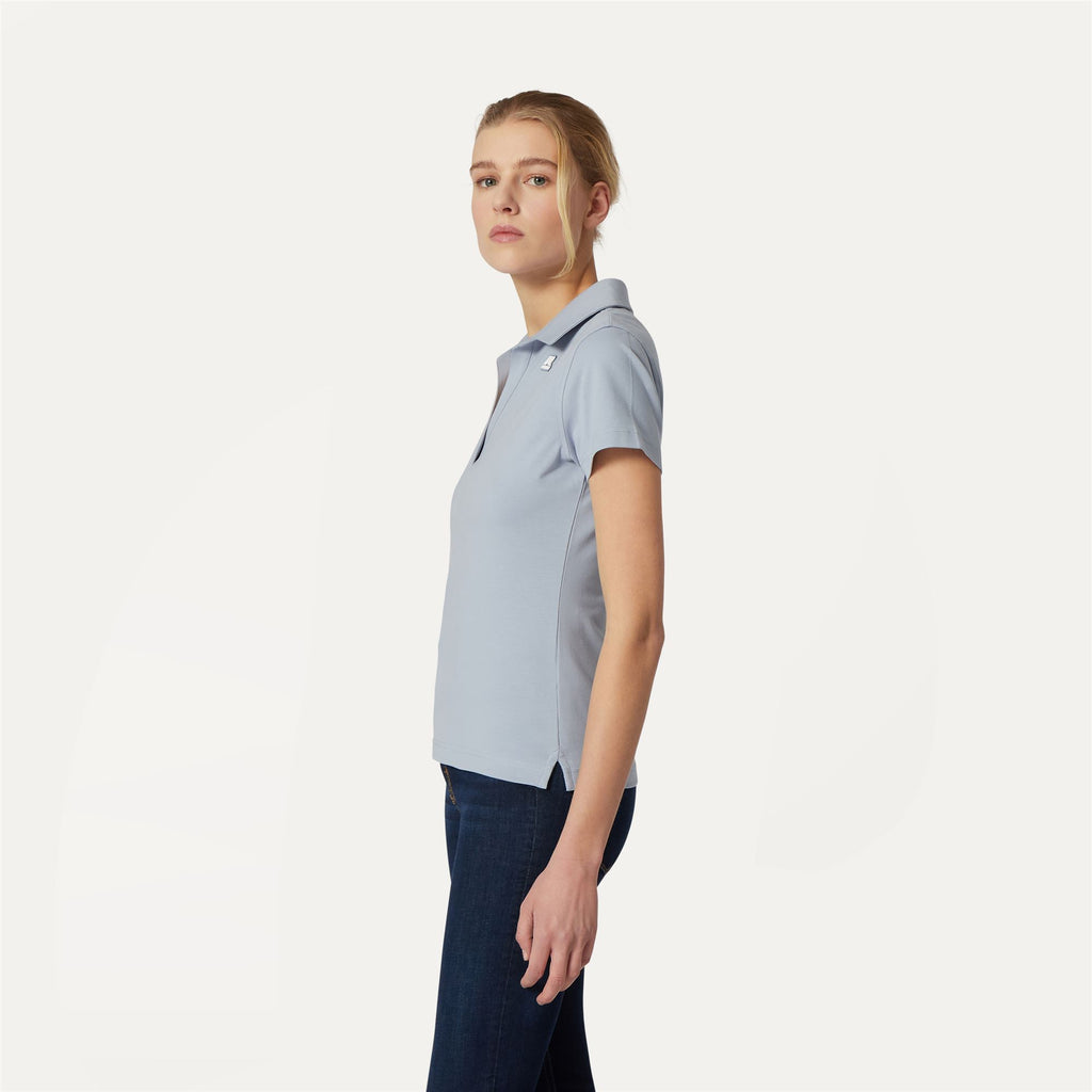 Polo Shirts_WOMAN_CHARLETTE_Polo_AZURE BLIZZARD - Commercial 5