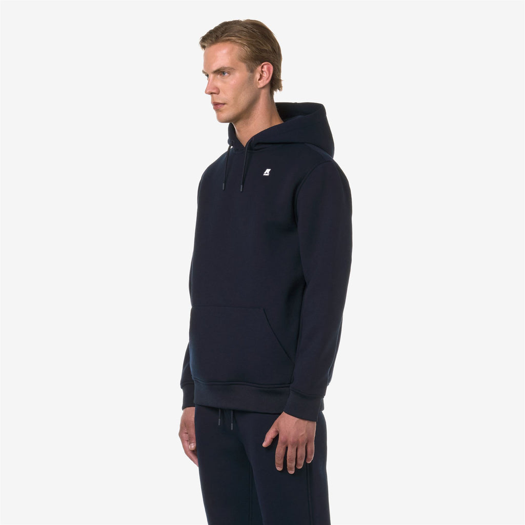 Fleece_MAN_BERNIE SPACER_Pull Over_Blue Depth - Commercial 5