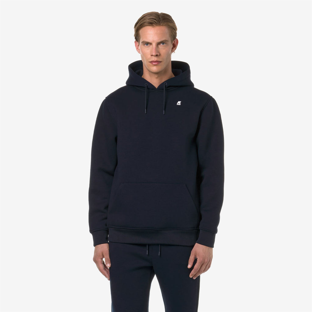 Fleece_MAN_BERNIE SPACER_Pull Over_Blue Depth - Commercial 4