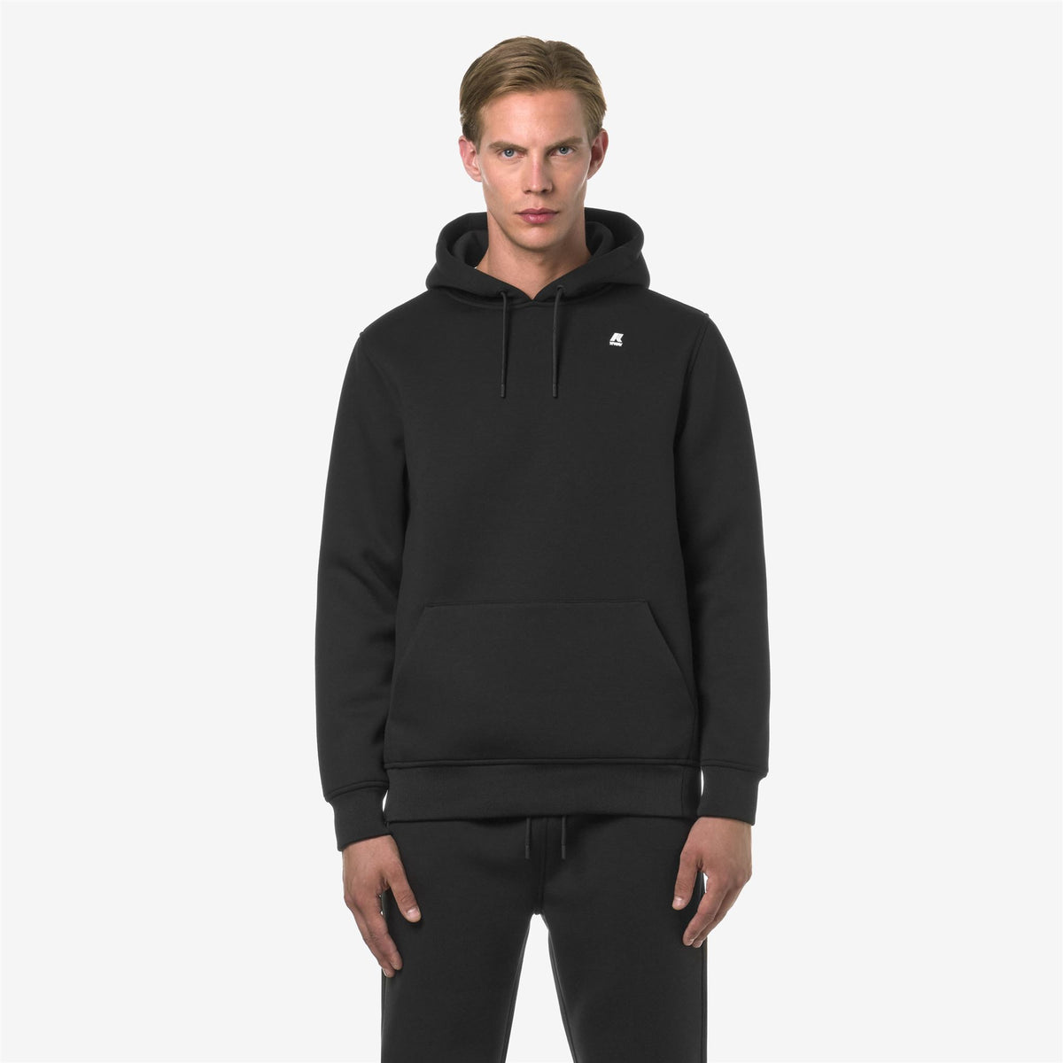Fleece_MAN_BERNIE SPACER_Pull Over_Black Pure - Commercial 4