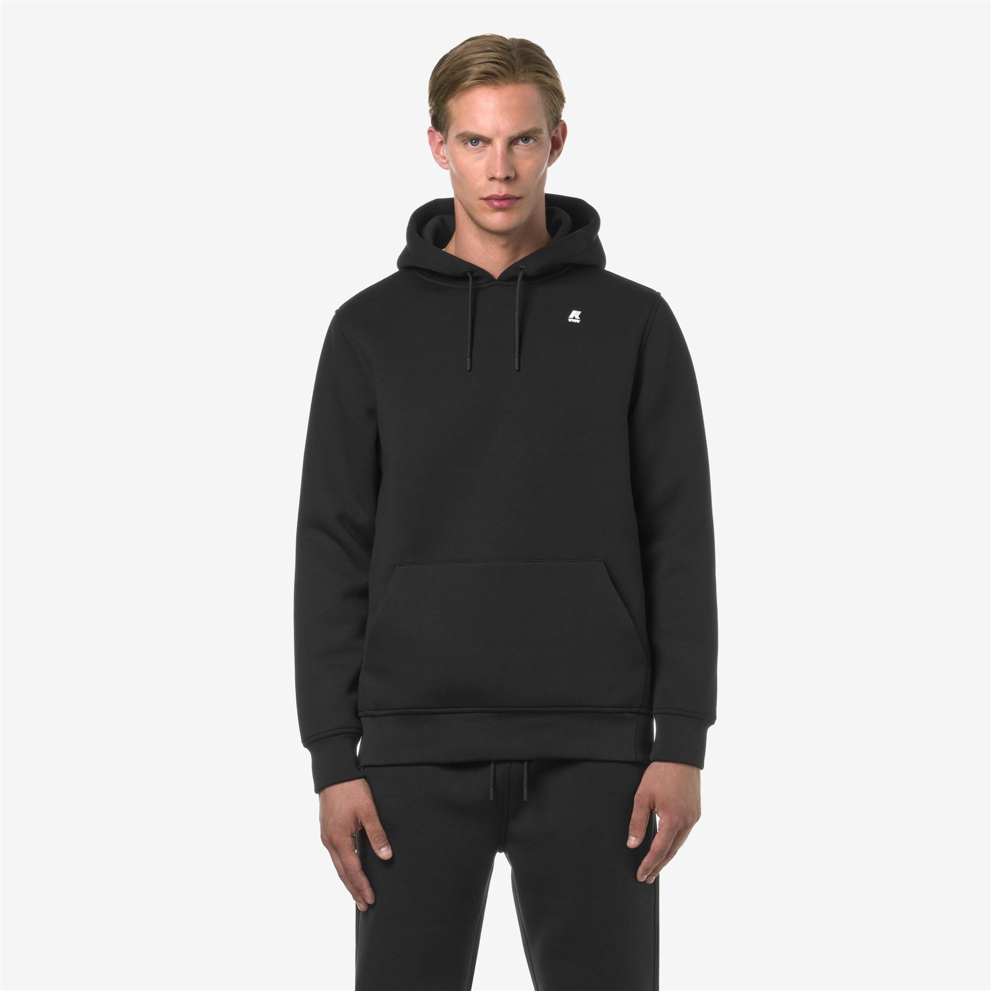 Fleece_MAN_BERNIE SPACER_Pull Over_Black Pure - Commercial 4