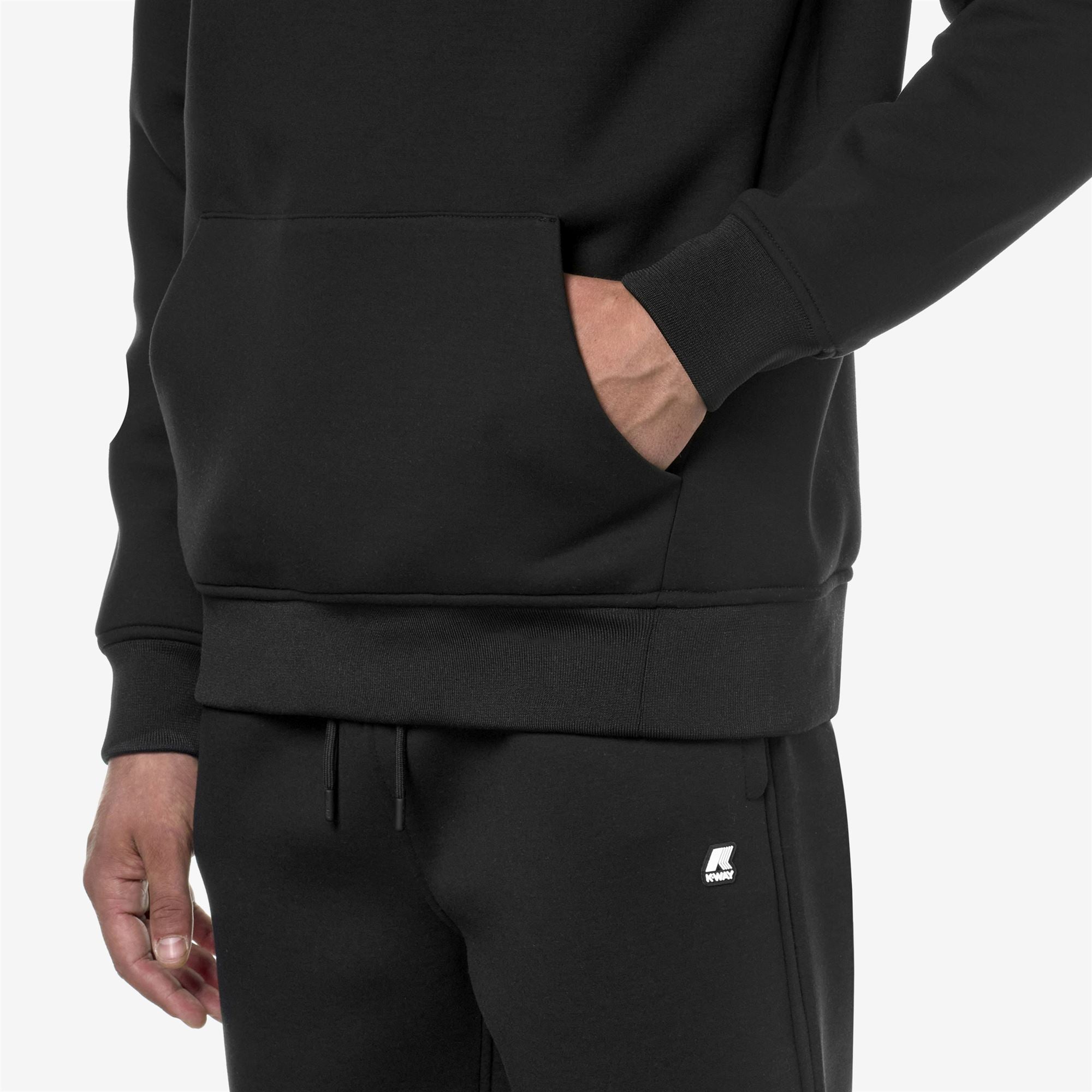 Fleece_MAN_BERNIE SPACER_Pull Over_Black Pure - Commercial 7