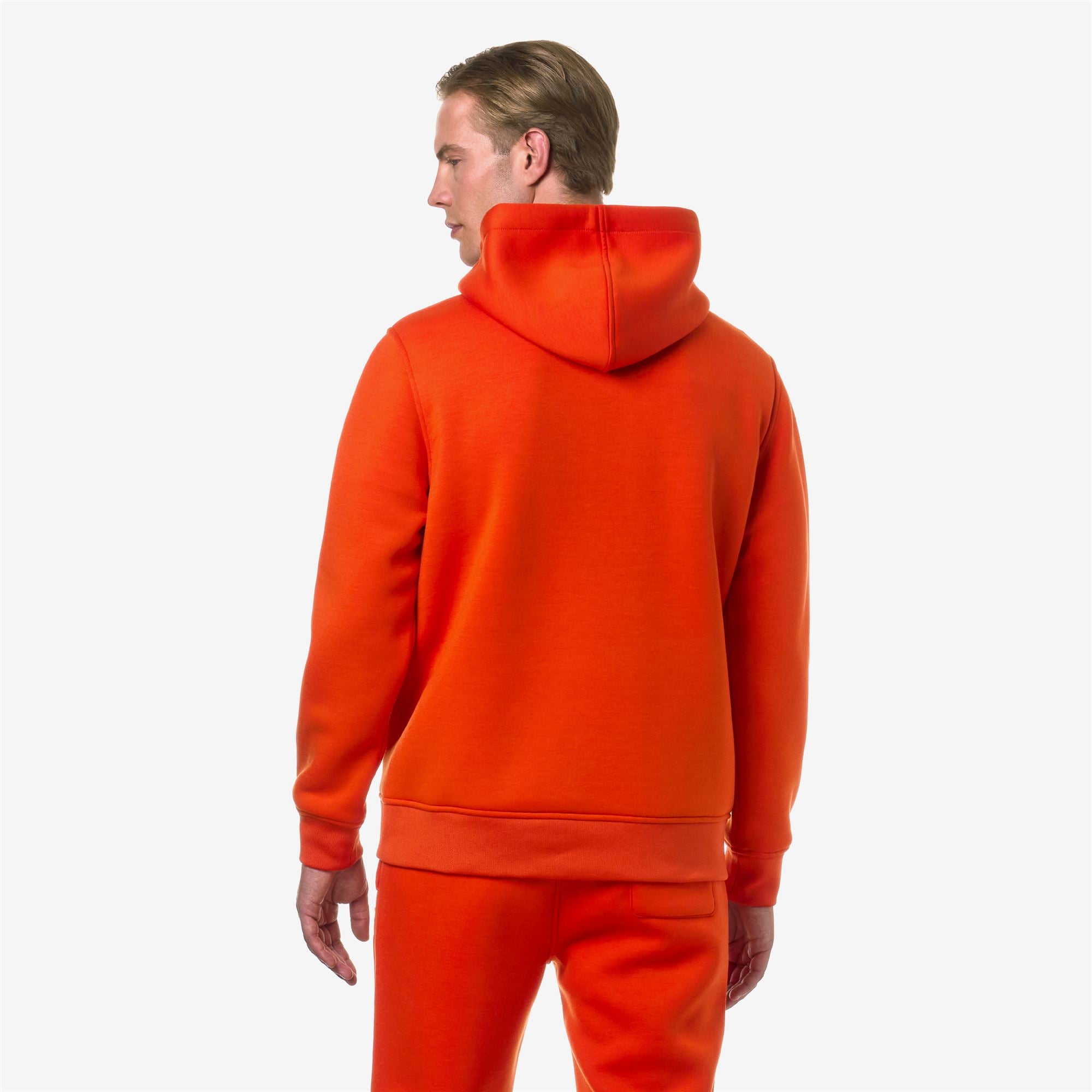 Fleece_Man_BERNIE SPACER_Pull Over_Orange Pumpkin - Commercial 6