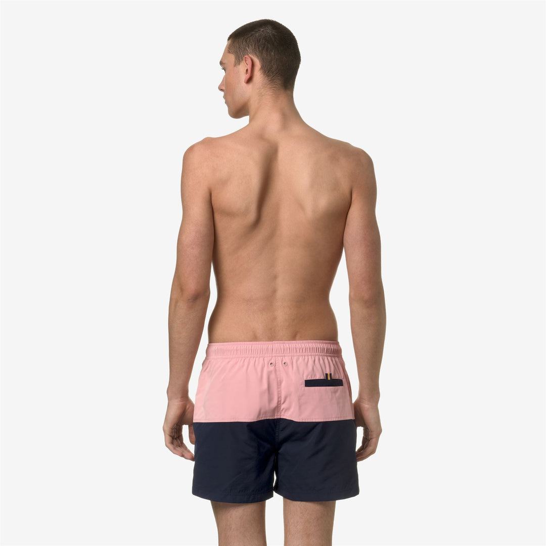 LESLIE - Bathing Suits - Swimming Trunk - MAN - PINK P-BLUE D main