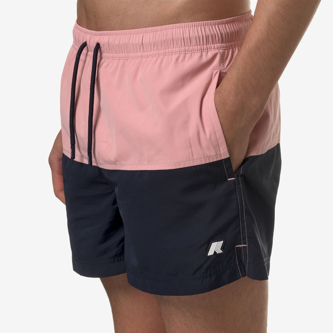 LESLIE - Bathing Suits - Swimming Trunk - MAN - PINK P-BLUE D main