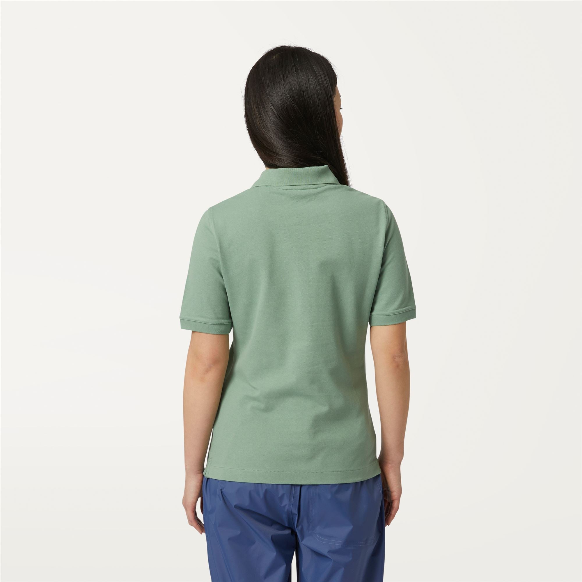 Polo Shirts_WOMAN_ALI_Polo_Green Fjord - Commercial 6