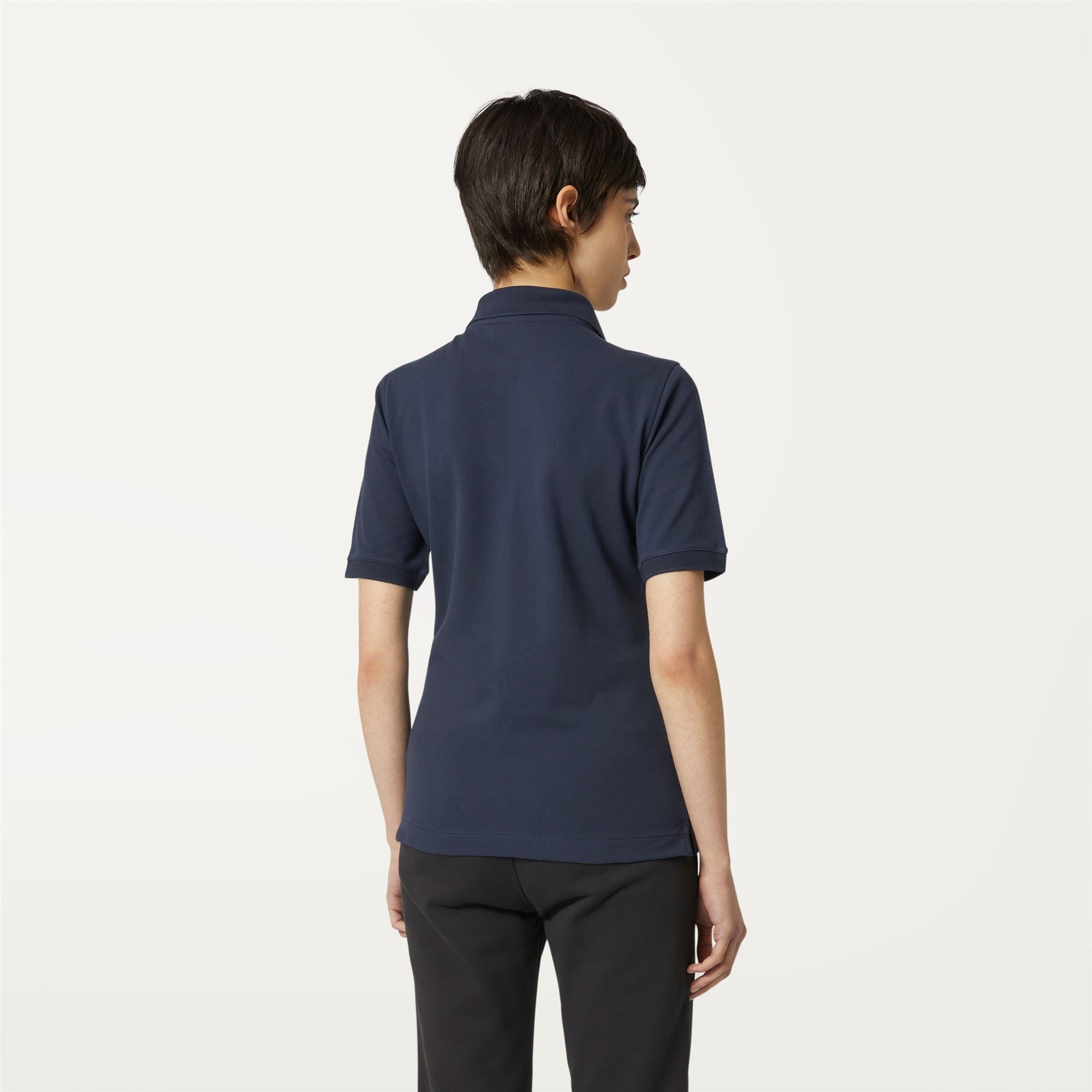 Polo Shirts_WOMAN_ALI_Polo_Blue Depth - Commercial 6