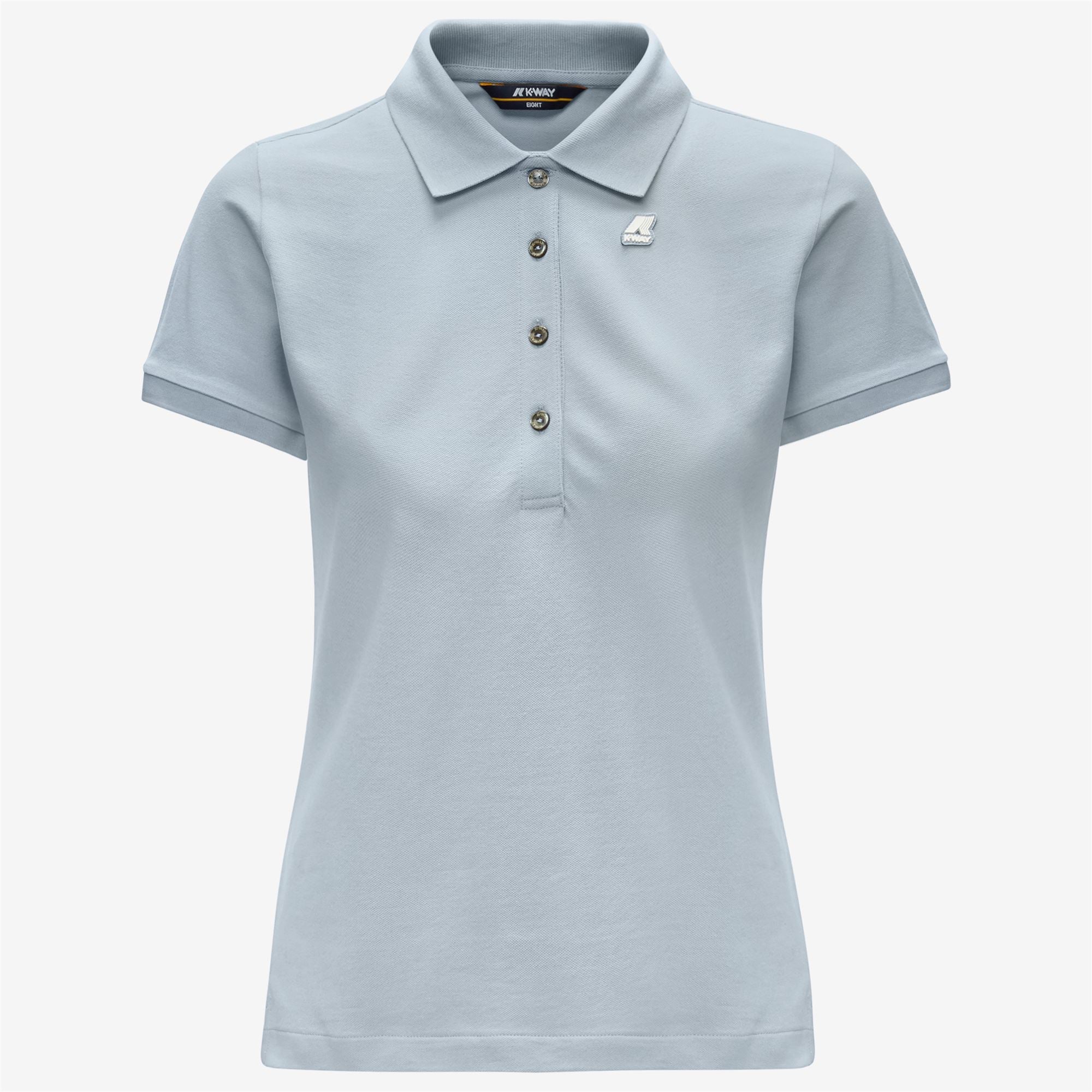 Polo Shirts_WOMAN_ALI_Polo_AZURE BLIZZARD - Commercial 1