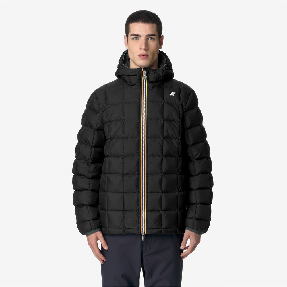 JACK ST THERMO REVERSIBLE - Jackets - Short - MAN - GREEN BLACKISH-Black Pure 02