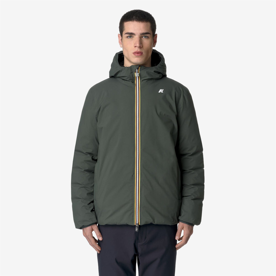 JACK ST THERMO REVERSIBLE - Jackets - Short - MAN - GREEN BLACKISH-Black Pure