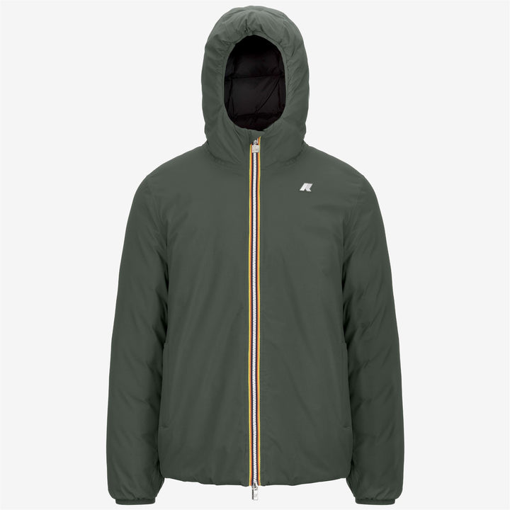 JACK ST THERMO REVERSIBLE - Jackets - Short - MAN - GREEN BLACKISH-Black Pure